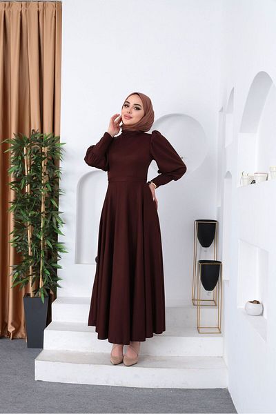 moda zeynaa BALLOON SLEEVE SUKUBA DRESS