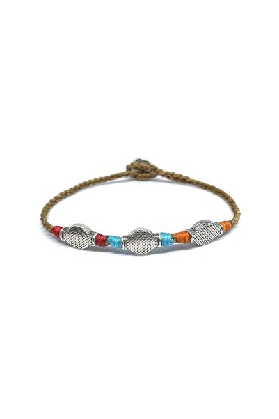 knitbek Unisex Dot Patterned Handmade Bracelet
