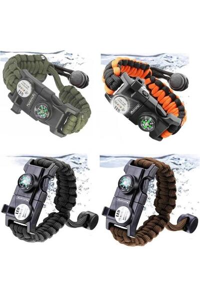 Orcamp Paracord Hayatta Kalma Kamp Bilekliği