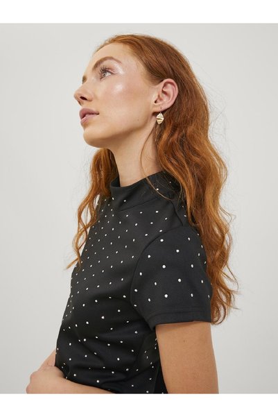 JJXX Rochie de petrecere de culoare neagră cu gât12246645
