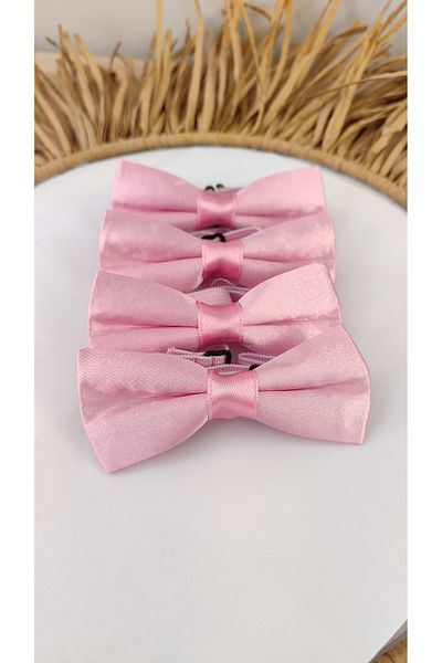Monkabox Pink Children's Bow Tie 4 Pieces
