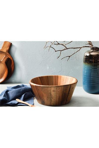 Porland Woodflower Acacia Bowl 24cm