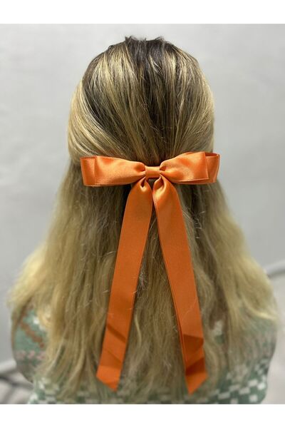 Melkady Aksesuar MelKady 515 - Satin Bow Luxury Automatic Buckle