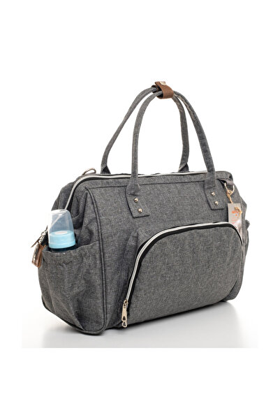 Sahra Elegance Stain Resistant Waterproof Thermal Compartment Mother Baby Care Shoulder and Hand Bag with Strap