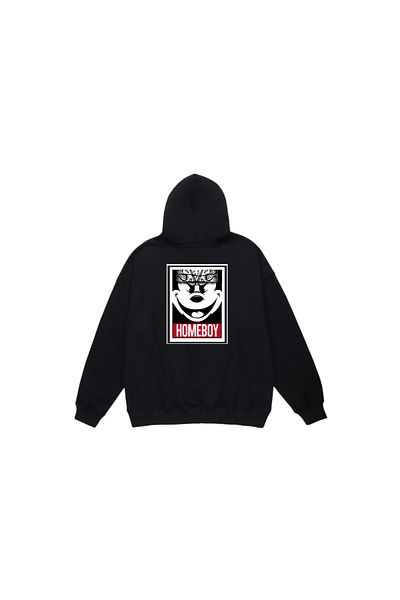 MarkaTurko Φούτερ Homeboy Special Design με μαύρη κουκούλα