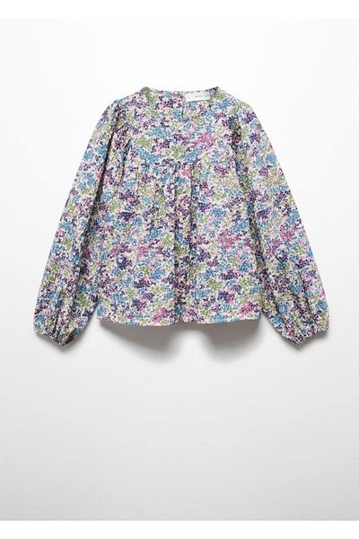 MANGO Kids Blue Blouse Pentru Copii