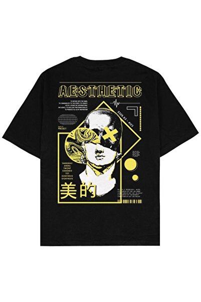 Adrift Αισθητικό Μαύρο Oversize Unisex T-shirt