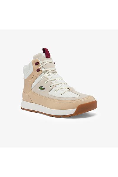 Lacoste Urban Breaker Men's Leather Cream Sneakers