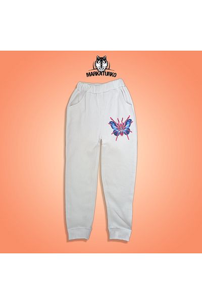 MarkaTurko Παιδική φόρμα με στάμπα Spider nd butterfly unisex Special Design Cotton 506-B100