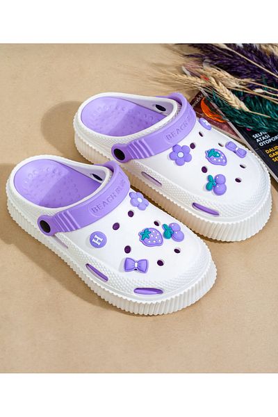 Hızlı Al EVA FRONT Closed DOUBLE SOLE GARDEN BATHROOM HOSPITAL COOKER SLIPPERS