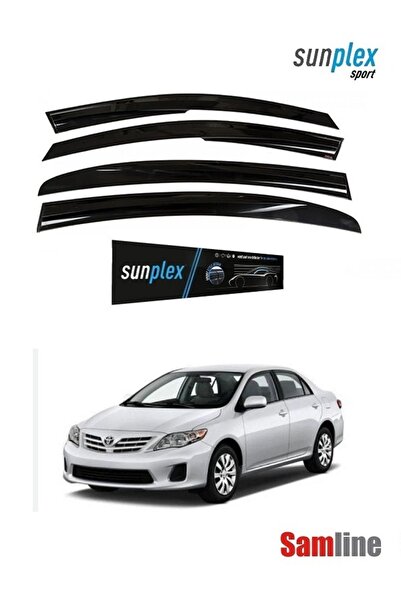 SUNPLEX Toyota Corolla Sedan 2011 Modeller için Cam Rüzgarlığı Takımı 4'lü Set