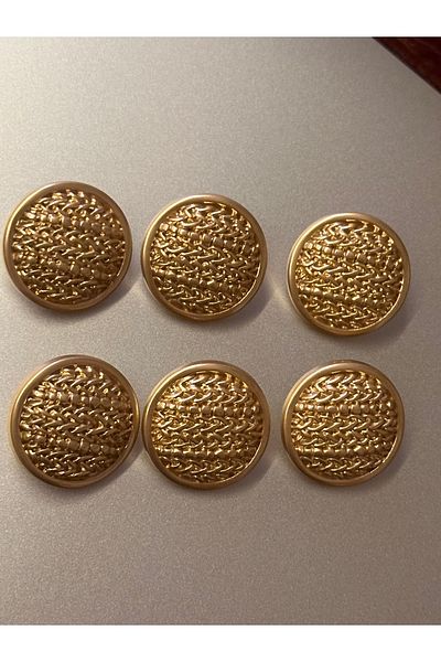 ODDA TASARIM ATÖLYESİ Luxury italian design mesh pattern gold button