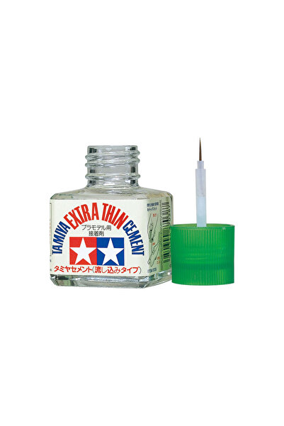 TAMIYA Plastik Hobi Maket Yapıştırıcı, Ekstra Ince (40 ML.)