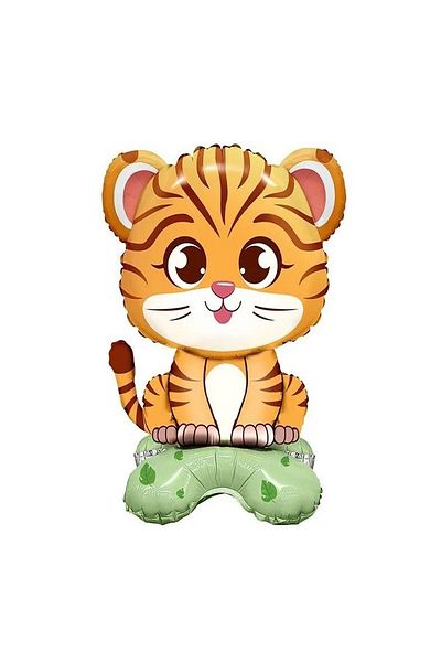 Mini Parti MINI PARTY STORE Footed Tiger Foil Balloon