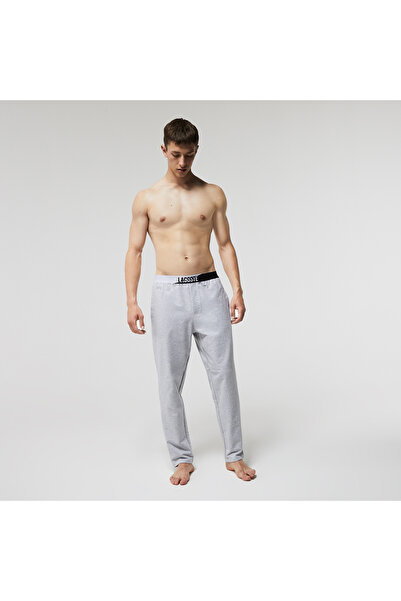 Lacoste بيجامة رمادية للرجال