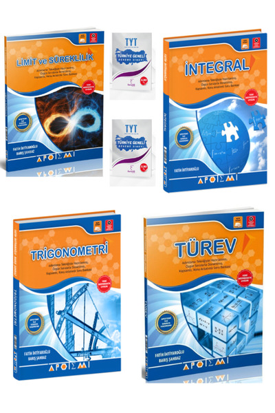Apotemi Yayınları Apotemi 2025 Matematik Fasikülleri Seti (LİMİT TÜREV TRİGON...