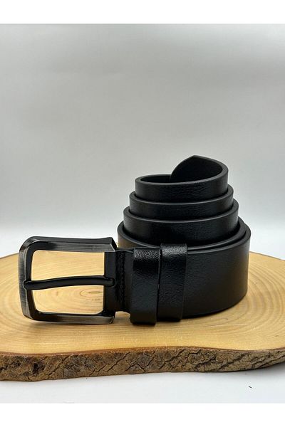 Time FLAİR 4.5 CM Genuine Buffalo Leather Men's Belt