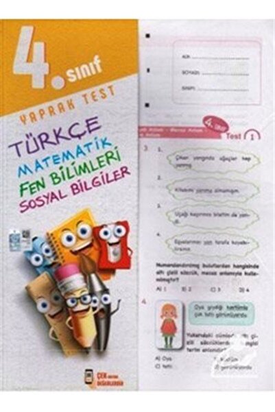 Batı Akademi Yayıncılık 4.sınıf Tüm Dersler Yaprak Test