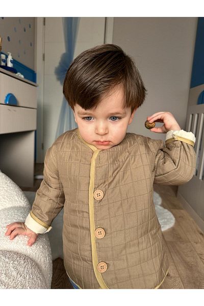 Arel Kids Quilted Unisex Girls Boys Lined Children's Seasonal Jacket Coat