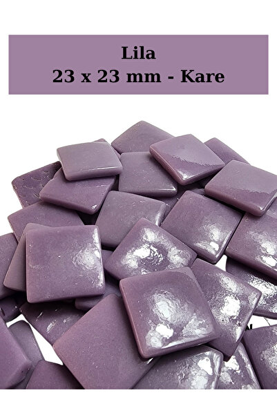 Zen Mozaik Sanatsal Mozaik Çalışmalarınız için 23 x23 mm - Kare Cam Mozaik Taşı