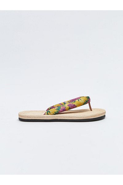 LC Waikiki Γυναικείες παντόφλες παραλίας με στάμπα LCW STEPS
