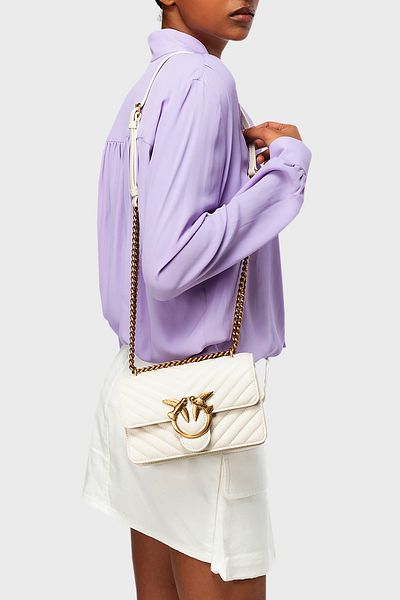 PİNKO Pinko Genuine Leather Bag with Adjustable Chain Strap100074 A0GK Z14Q