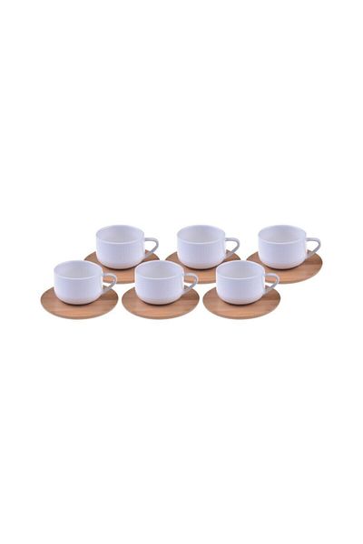 Bambum Monte 6-Person Coffee Cup Set White