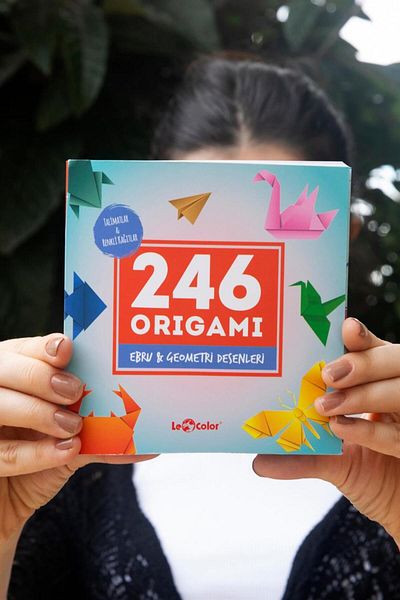 Le Color Origami 246 - Geometric Marbling Paper Folding Art