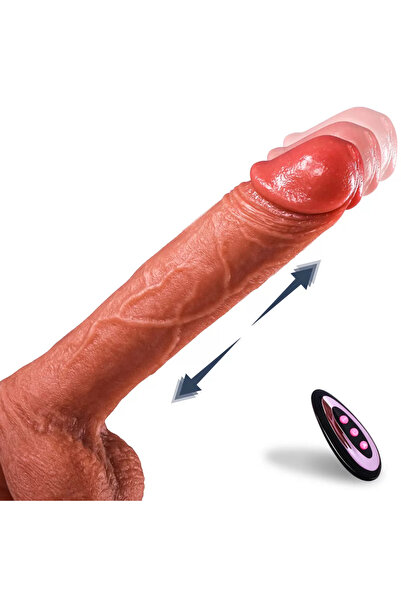 Erotica Master Perfection Dildo Frank - Isıtmalı Ileri Geri Hareketli Ve Rotasyonlu Gerçekçi Damarlı yapay P