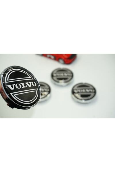 DK Tuning Volvo Jant Göbeği Kapak Seti 60mm Gümüş Renk