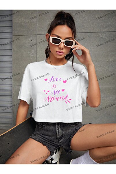 Tarzsokak COD- 232913   Lucky Series 1 - Crop top scurt cu umeri, cu inimă și...