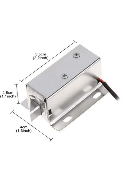 Arduino Elektronik Dolap Kapısı Kilidi İçin 12V Dc Solenoit Elektromıknat N11.2246