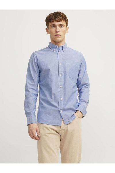 Jack & Jones Premium Hemd Bio-Baumwolle Oxford