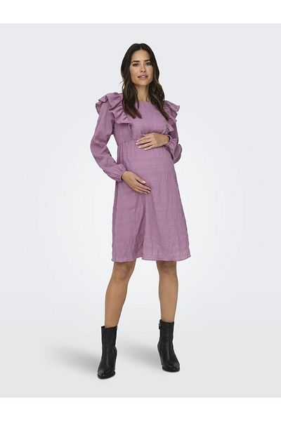 ONLY MATERNITY Tunika Mit Halber Knopfleiste Olmdallora Kurzes Kleid