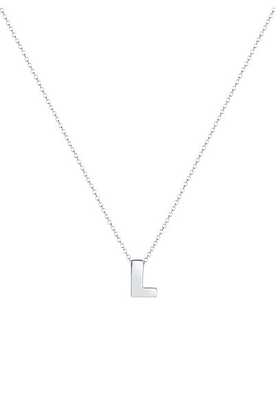 ELLI Halskette Buchstabe L First Trend Minimal 925 Silber