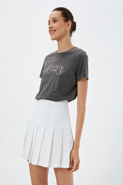 Koton Women's Anthracite T-Shirt
