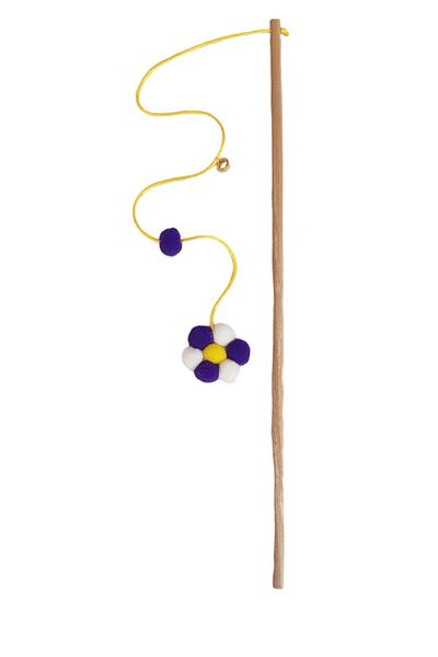 Be Cat Pompom Daisy Figured Bell Cat Fishing Rod - Pack of 5