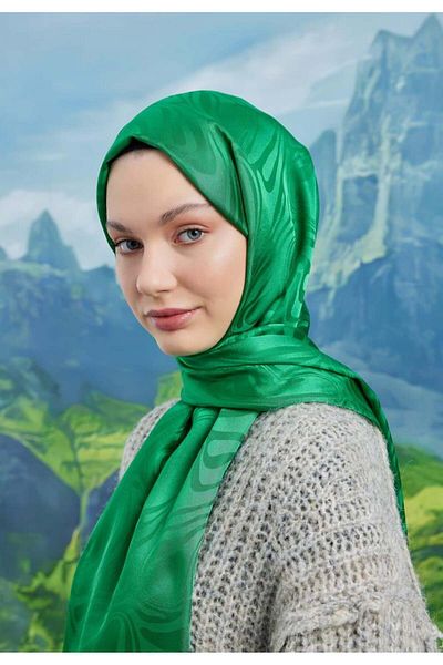 Emproyal JACQUARD JANJAN, COMFORTABLE, PRACTICAL, WAVY PATTERNED SHAL