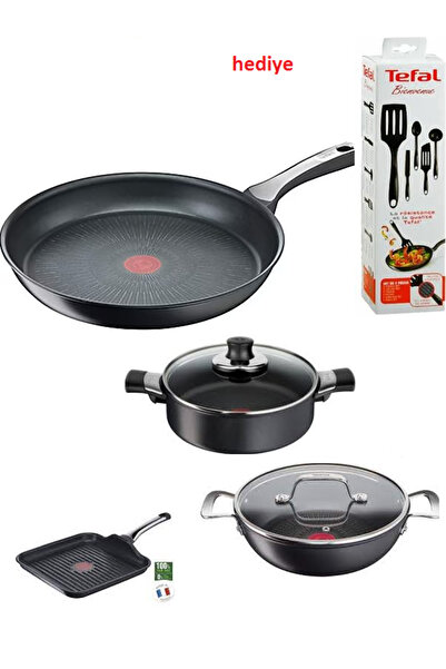 TEFAL Titanyum 6X Excellence İndüksiyon Tabanlı SET 11 PARÇA