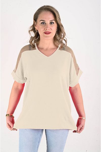 KSV Collection Γυναικείο casual μπλουζάκι Tunik. Υφασμάτινο τουνίκ Aerobin