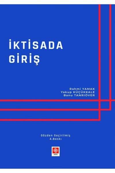 Ekin Yayınevi İktisada Giriş /Rahmi Yamak