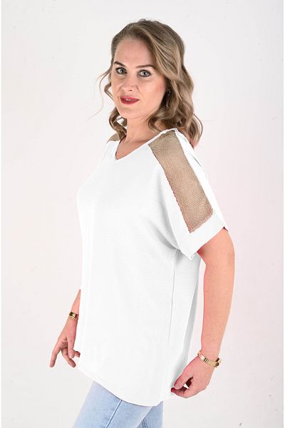 KSV Collection Γυναικείο casual μπλουζάκι Tunik. Υφασμάτινο τουνίκ Aerobin
