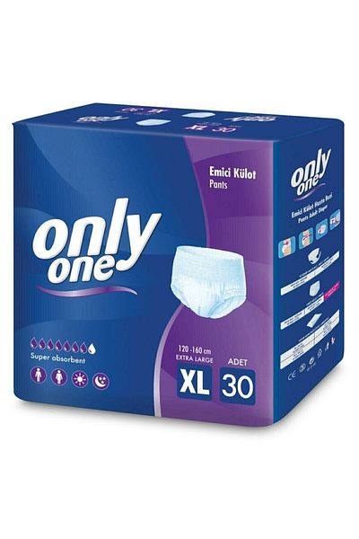 ONLYONE Only One Adult Absorbent Panties Patient Diapers Xlarge 30 Pack Large Size Patient Diapers Xl
