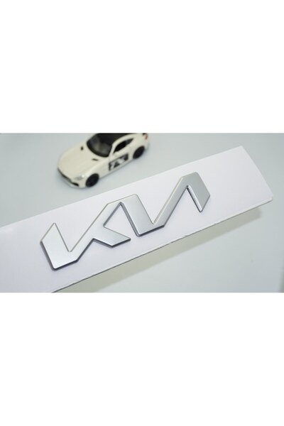 DK Tuning Kia Yeni Nesil Gri Metal Kaput Bagaj 13cm Logo Arma
