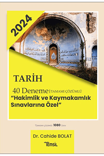 Temsil Kitap Tarih 40 Deneme Tamamı Çözümlü Hakimlik Ve Kaymakamlık Sınavları...