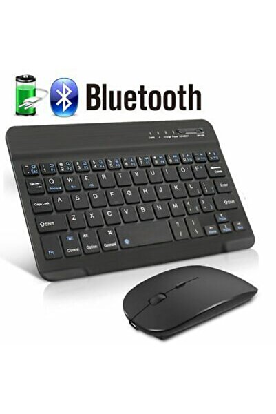 DUHALINE Lenovo Legion Y700 8.8" Tablet İçin Uyumlu Slim Şarjlı Türkçe Bluetooth Klavye ve Mouse Seti