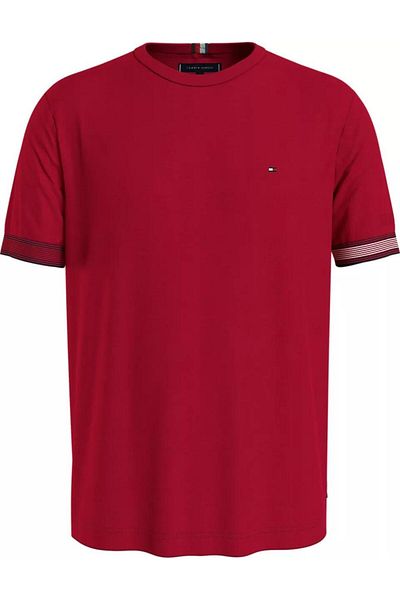 Tommy Hilfiger Flag Cuff Tee for Ladies