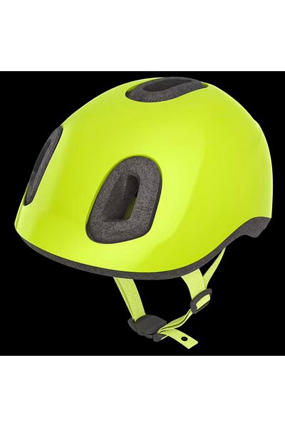 Decathlon Btwin 500 Baby Bicycle Helmet Neon