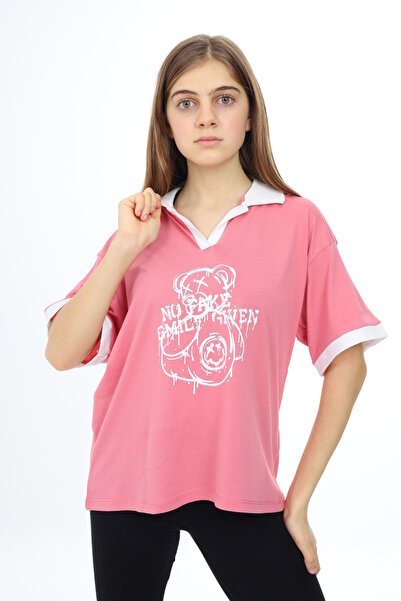 ANGELOS GIRLS Devojčica polo majica Sa ukrasnim detaljima T-shirt 9-14 godina...