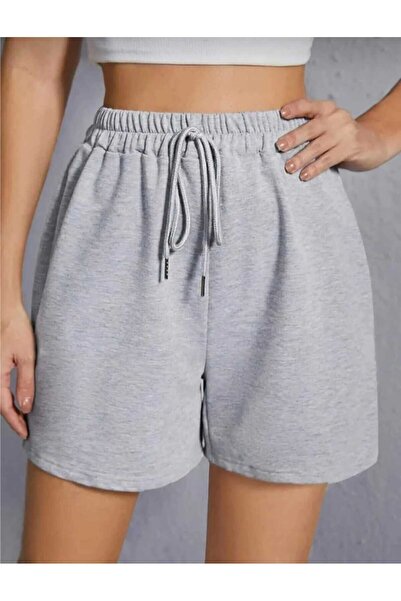 belean Kadın Günlük- Spor  Şort - Siyah - E200